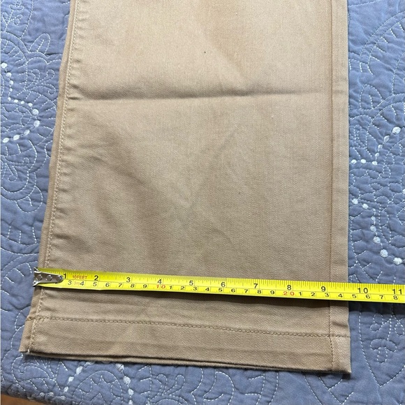 St Johns Bay Women’s Tan Hi Rise Wide Leg Jeans NWT Size 4 - Picture 11 of 13